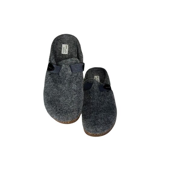 Women's Earth Origins Jenna Clog Slip On Mule Grey Felt Size 12M - Picture 1 of 6